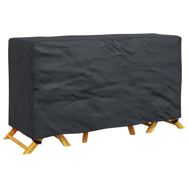 vidaXL M&oslash;belbeskyttelse Ensfarget Svart 180 x 70 x 90 cm 210D