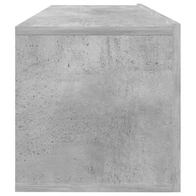 vidaXL TV-benk betonggrå 100x30x30 cm sponplate