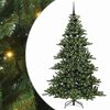 vidaXL Kunstig sammensatt juletre med 300 LED gr&oslash;nn 180 cm PVC og st&aring;l