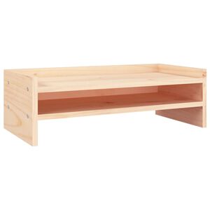 vidaXL Monitorstativ 50x24x16 cm heltre furu