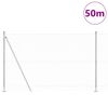 vidaXL Gjerdep&aring;le s&oslash;lv 50 x 1,6 m (25 mm mesh) St&aring;l