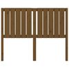 vidaXL Sengegavl honningbrun 125,5x4x100 cm heltre furu