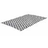 Bo-Camp Uteteppe Chill mat Wave 2,7x2 m svart og hvit