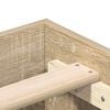 vidaXL Sengeramme uten madrass sonoma eik 180x200 cm konstruert tre