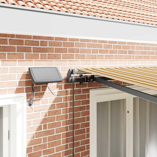 vidaXL Innvendbar Markise Flerfarget 350 x 250 cm stoff