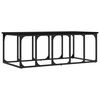 vidaXL Salongbord svart 100x50x35,5 cm konstruert tre