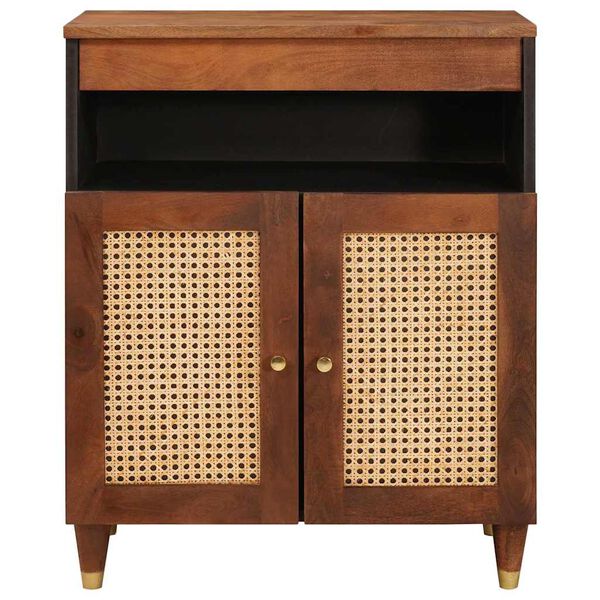 vidaXL Medieoppbevaringsskap og -hyller Brun 60 x 33.5 x 75 cm