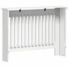 vidaXL Radiator Deksel Høyglanset hvit 112 x 19 x 81,5 cm
