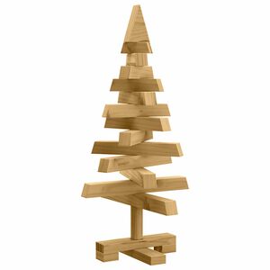 vidaXL Juletre med stativ Brun 60 cm Heltre furu