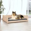 vidaXL Hundeseng 95,5x65,5x28 cm heltre furu