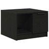 vidaXL Kaffebord Svart Eik 50 x 50 x 36 cm Konstruert tre