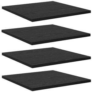 vidaXL Bokhyllebrett 3 niv&aring;er 4 stk. 40 x 40 x 1,5 cm Konstruert tre