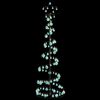 vidaXL LED Juletre med Baubles 120 LEDs Varm Hvit 180 cm