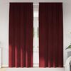 vidaXL Blendingsgardiner 2 pcs Vinr&oslash;d 140 x 245 cm Fl&oslash;yel
