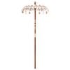 vidaXL Balinesisk Parasol Krem 125 x 125 x 260 cm