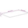 vidaXL Bordplate 120x60x2,5 cm naturlig kant heltre mango