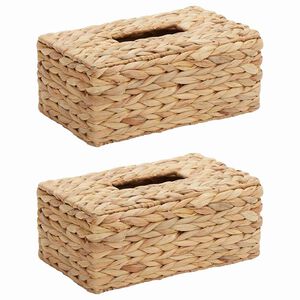 vidaXL Servietteskeforheng 2 pcs Vannhyasint 27,5 x 16,5 x 14 cm