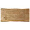 vidaXL Bordplate naturlig kant 80x40x3,8 cm grovt heltre mangotre