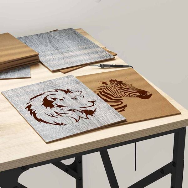 vidaXL Dekorpaneler 12 pcs Gr&aring; Sonoma 15 x 21 x 0.27 cm Konstruert tre