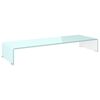 vidaXL TV-benk glass gr&oslash;nn 90x30x13 cm