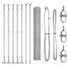 vidaXL Sveistgjerde med Betongbase 10 x 1,2 m (B x H)