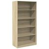 vidaXL Garderobe sonoma eik 100x50x200 cm sponplate