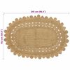 vidaXL Teppe Brun 152 x 245 cm Jute