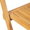 vidaXL Barsett 3 deler heltre teak