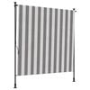 vidaXL Utend&oslash;rs Rullegardin Antrasitt og Hvit 150 x 270 cm
