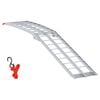 vidaXL Motorrampe S&oslash;lv 340 kg per stk Aluminium