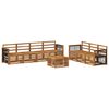 vidaXL Sofasett 8 stk. Solid akasietre