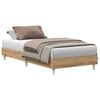 vidaXL Sengeramme uten madrass artisan eik 100x200 cm konstruert tre