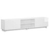 vidaXL TV-benk 179.5 x 34.5 x 40 cm H&oslash;gglans hvit Konstruert tre