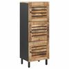 vidaXL Oppbevaringsskap Naturlig 40 x 33 x 110 cm Massiv mango tre