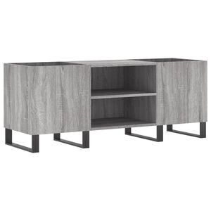 vidaXL Hifi-benk gr&aring; sonoma 121x38x48 cm konstruert tre