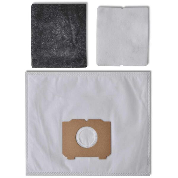 vidaXL 25 stk støvsugerpose med filtre til AEG, Progress, Tornado