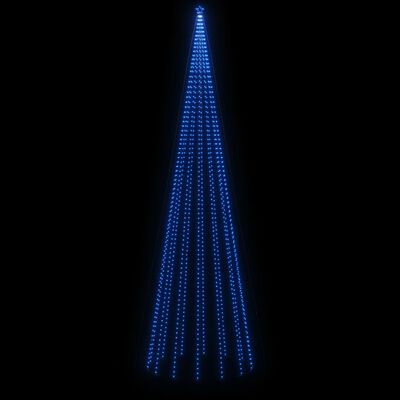 vidaXL Juletre med bakkeplugg blå 1134 lysdioder 800 cm