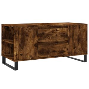 vidaXL Salongbord r&oslash;kt eik 102x44,5x50 cm konstruert tre