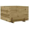 vidaXL Plantekasse 70x70x49,5 cm impregnert furu