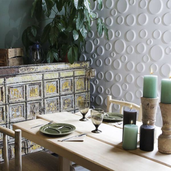 WallArt 3D-veggpaneler Craters 12 stk GA-WA11