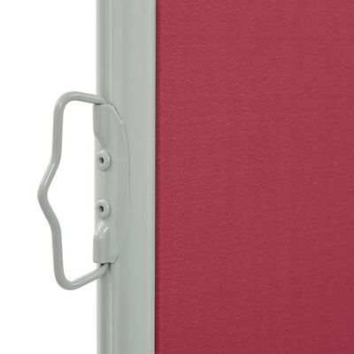 vidaXL Uttrekkbar sidemarkise 100x300 cm rød