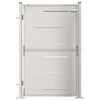 vidaXL Hageport 100x145 cm rustfritt st&aring;l