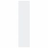 vidaXL Hengende hjørneskap hvit 33x33x132 cm sponplate