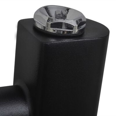 Radiator håndklestativ 500x1424 mm svart rett