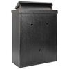 vidaXL Veggmontert postkasse Bronse 29 x 13 x 41 cm St&oslash;pt aluminium
