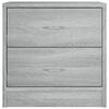 vidaXL Nattbord grå sonoma 40x30x40 cm konstruert tre