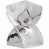 vidaXL Krakk/Sidebord Vridd Form Aluminium S&oslash;lv