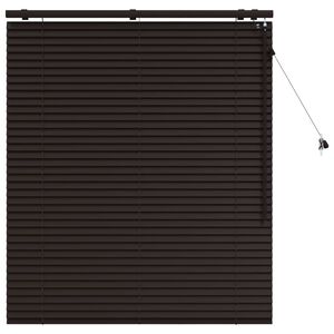 vidaXL Venetiansk persienne M&oslash;rk brun 110 x 130 cm 35 mm