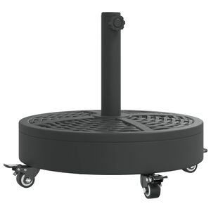 vidaXL Parasollfot med hjul for &Oslash;38 / 48 mm stenger 27 kg rund