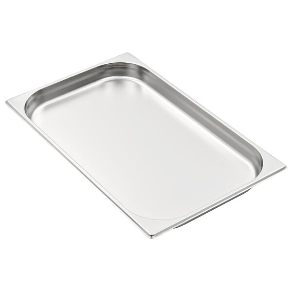 vidaXL Gastronormbeholdere 4 stk GN 1/1 40 mm rustfritt stål